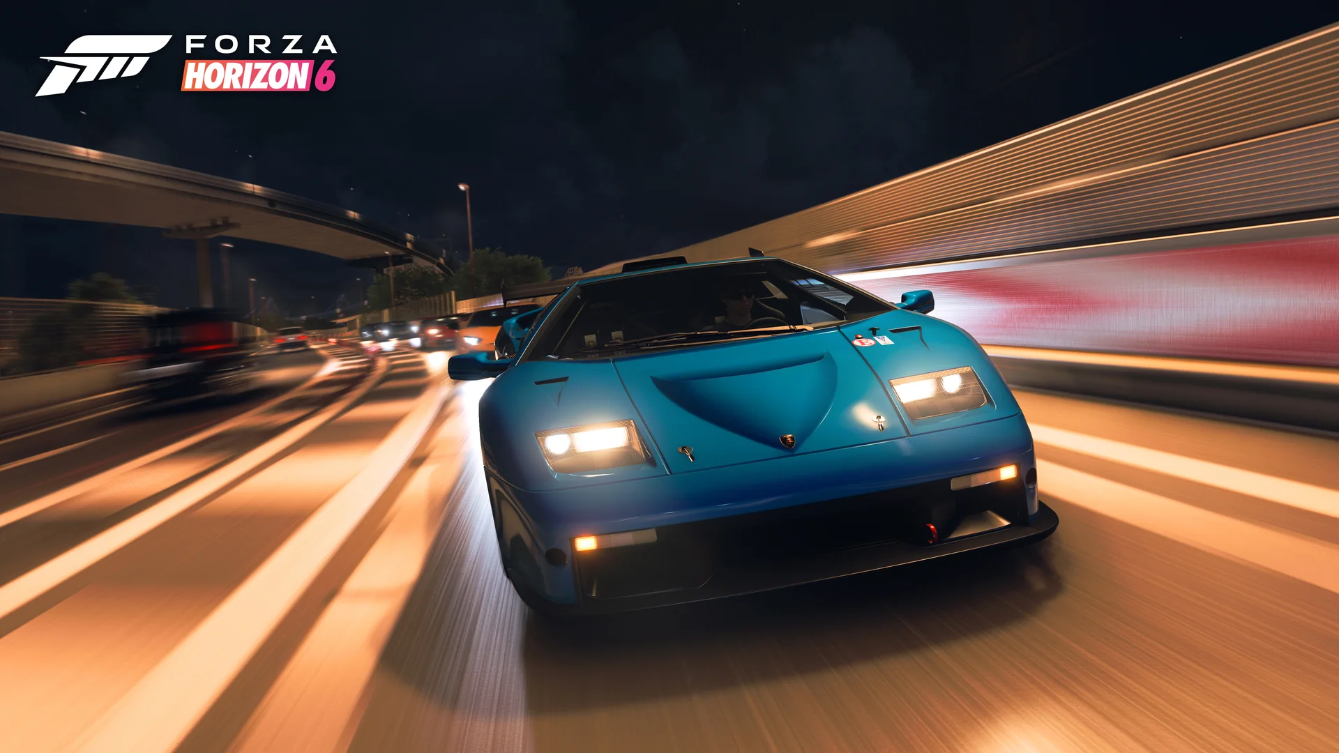 Forza Horizon 6 cars driving through the game’s Japanese setting