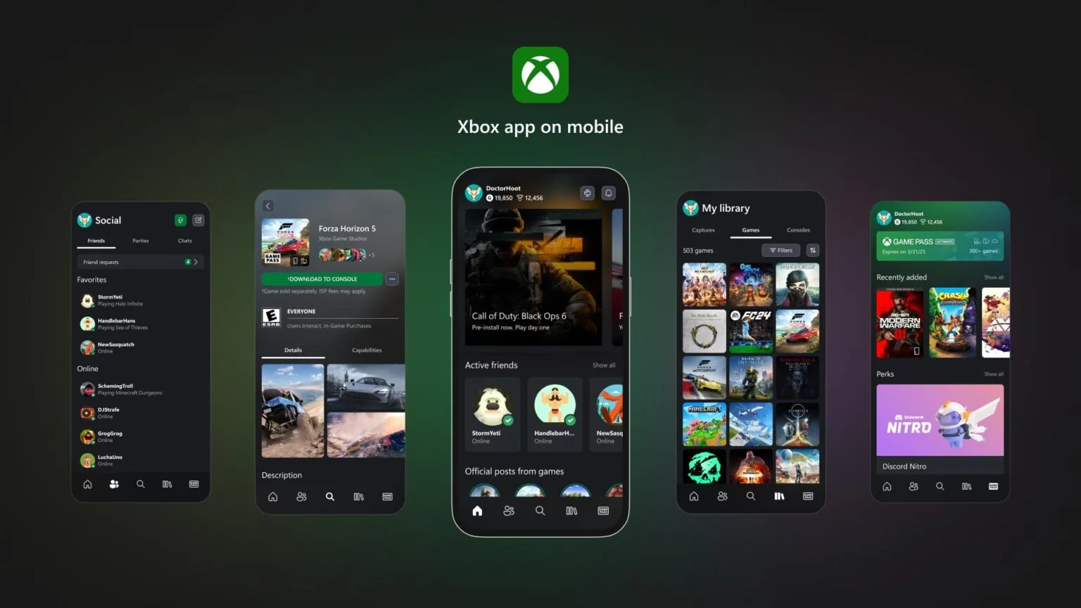 Xbox cloud gaming displayed across a phone, tablet, TV, and other supported devices