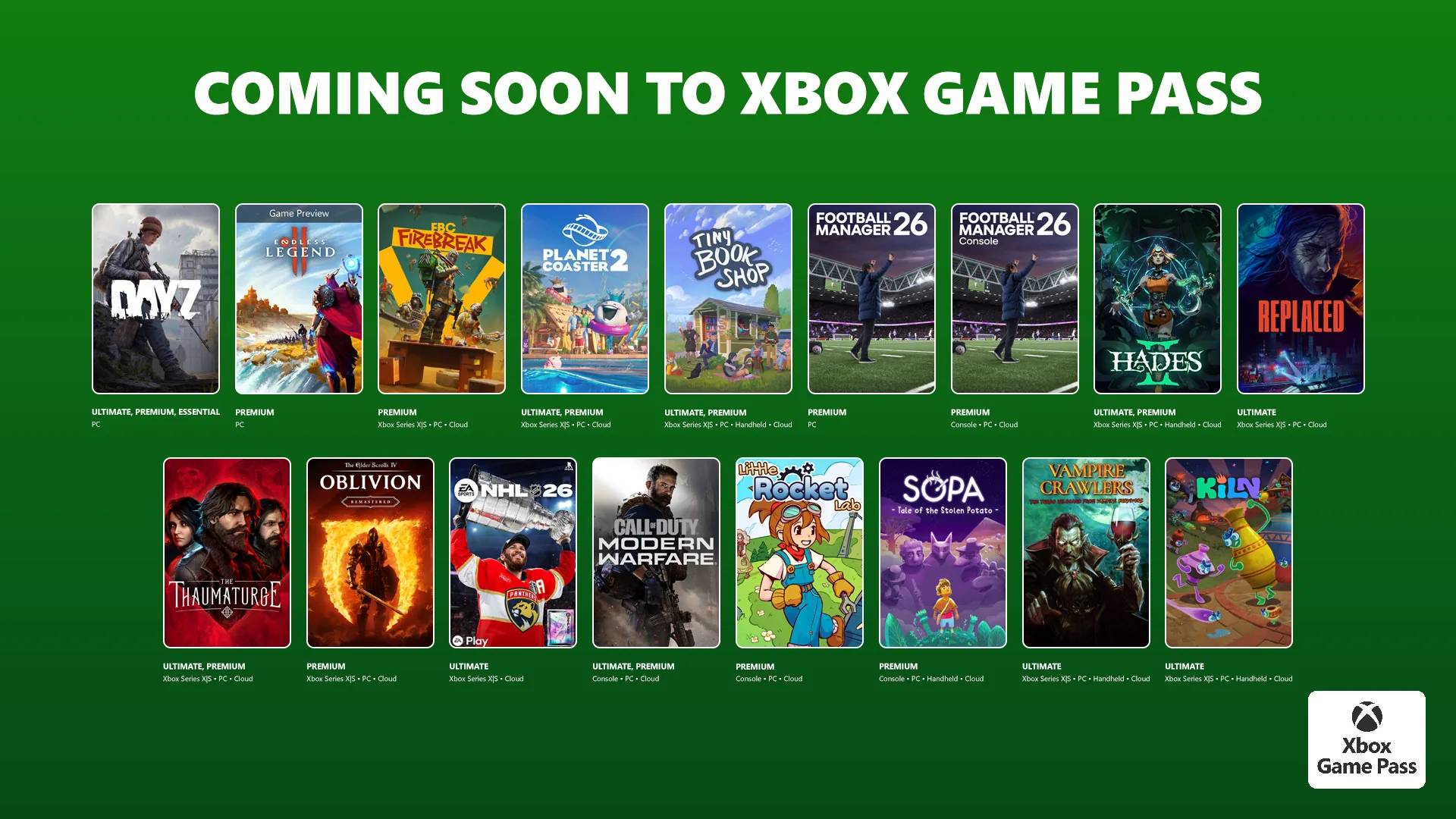 Xbox Game Pass April 2026 Games: Complete Additions and Departures