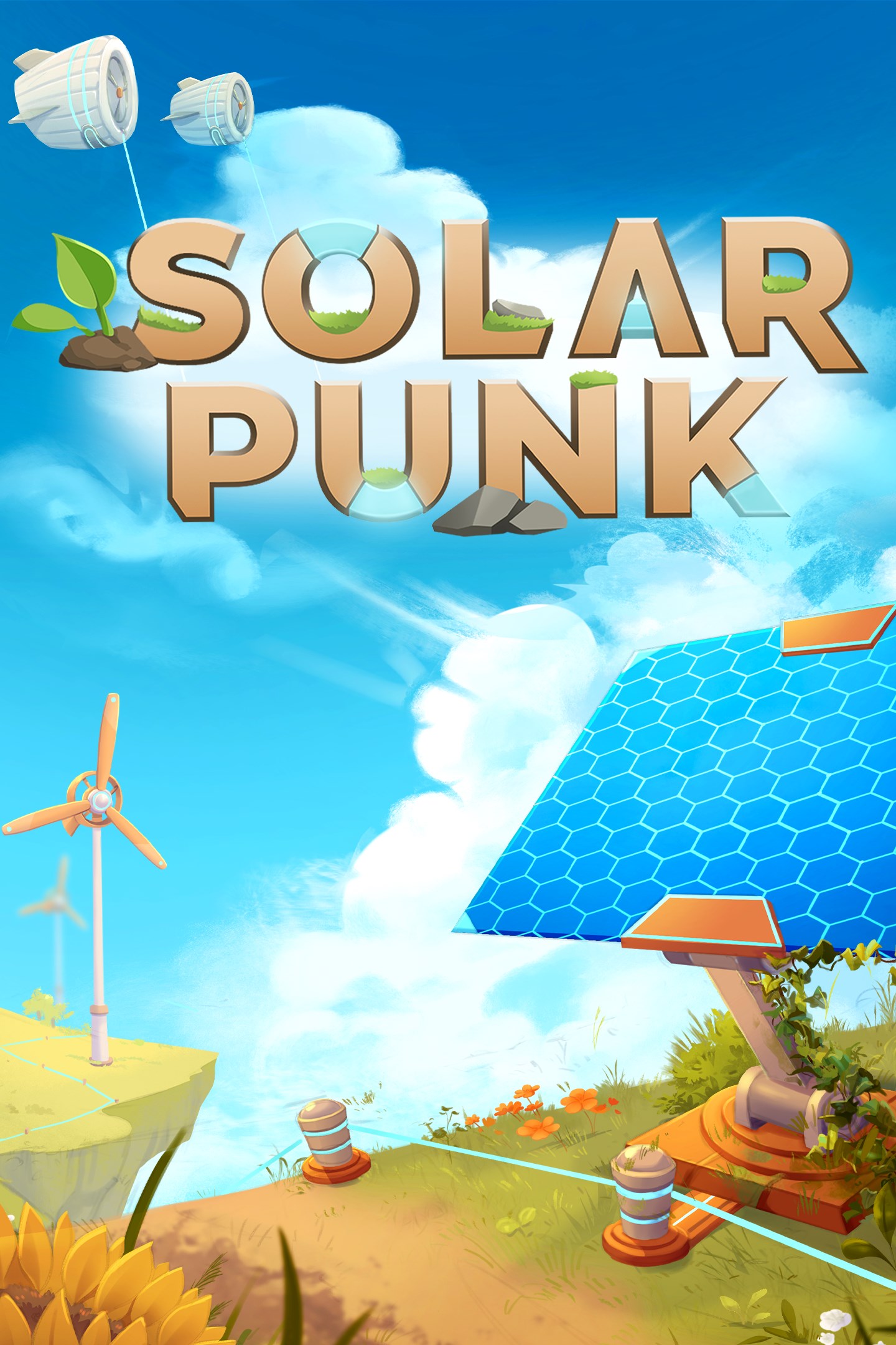 Solarpunk cover art